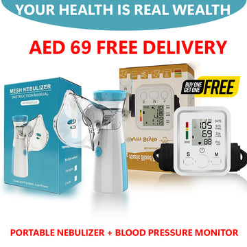 Nebulizer + BP Monitor PACK Of 2