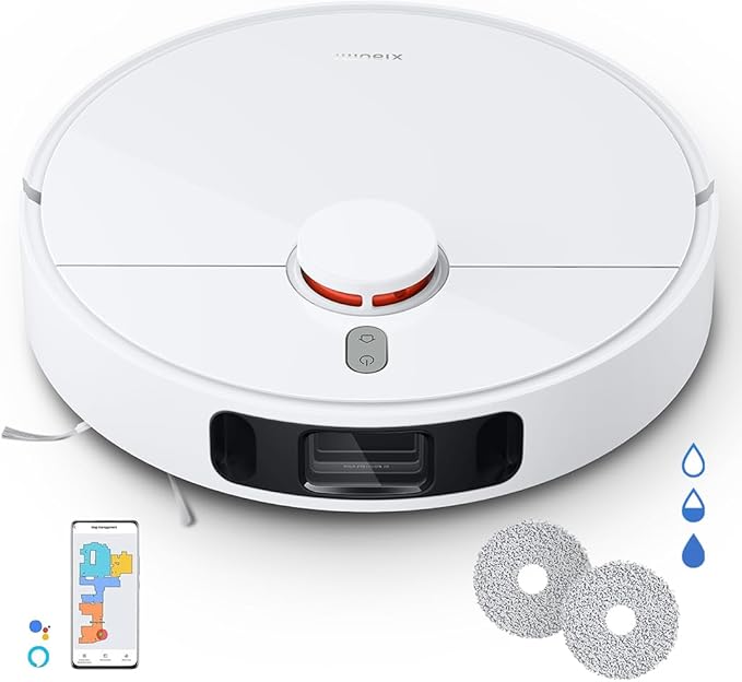 Xiaomi Robot Vacuum S20+ (White+black ) with 6000Pa Suction Limited Stock! ⚠️🛒