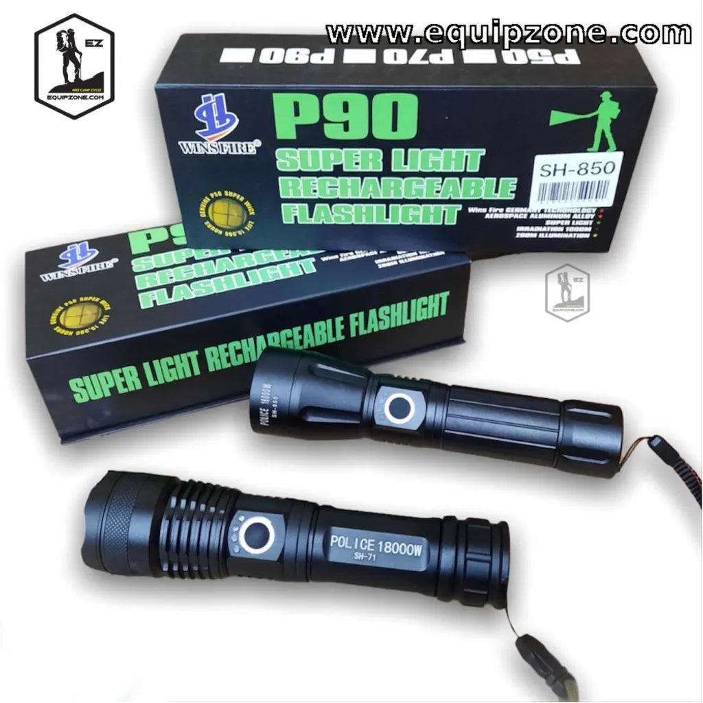 P90 LED LIGHT FLASHLIGHT 2 PICE 89